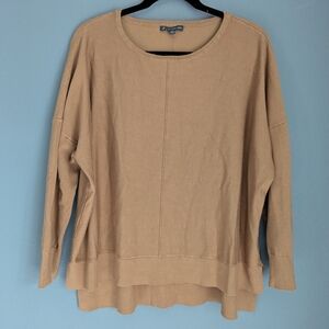 Adriana papel women's crewneck sweater harvest rust colored size large